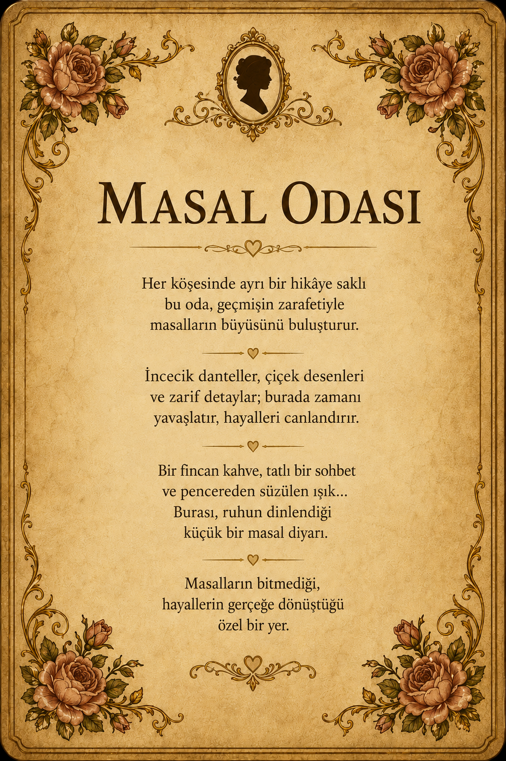 Masal Odası hikayesi