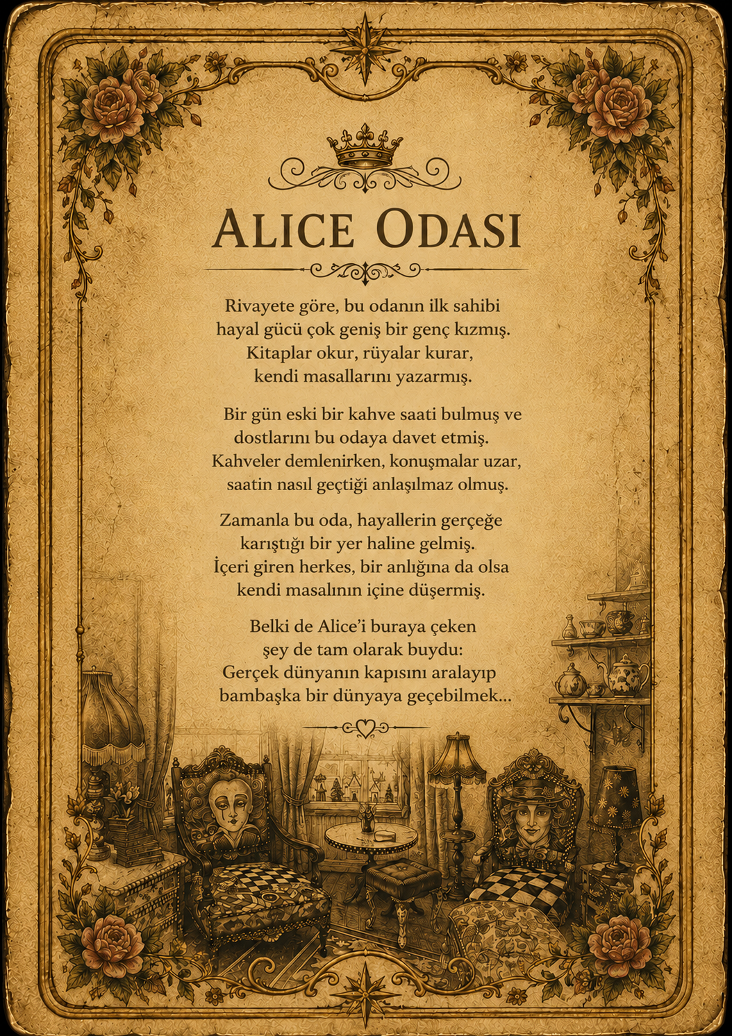 Alice Odası hikayesi