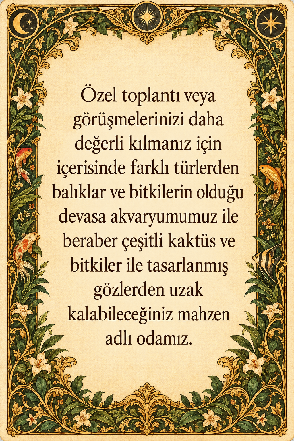 Mahzen — hikayesi